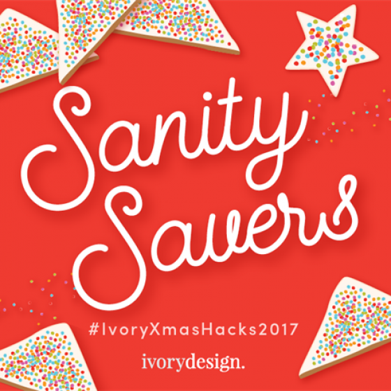 SAVE YOUR SANITY + WIN! with #IvoryXmasHacks